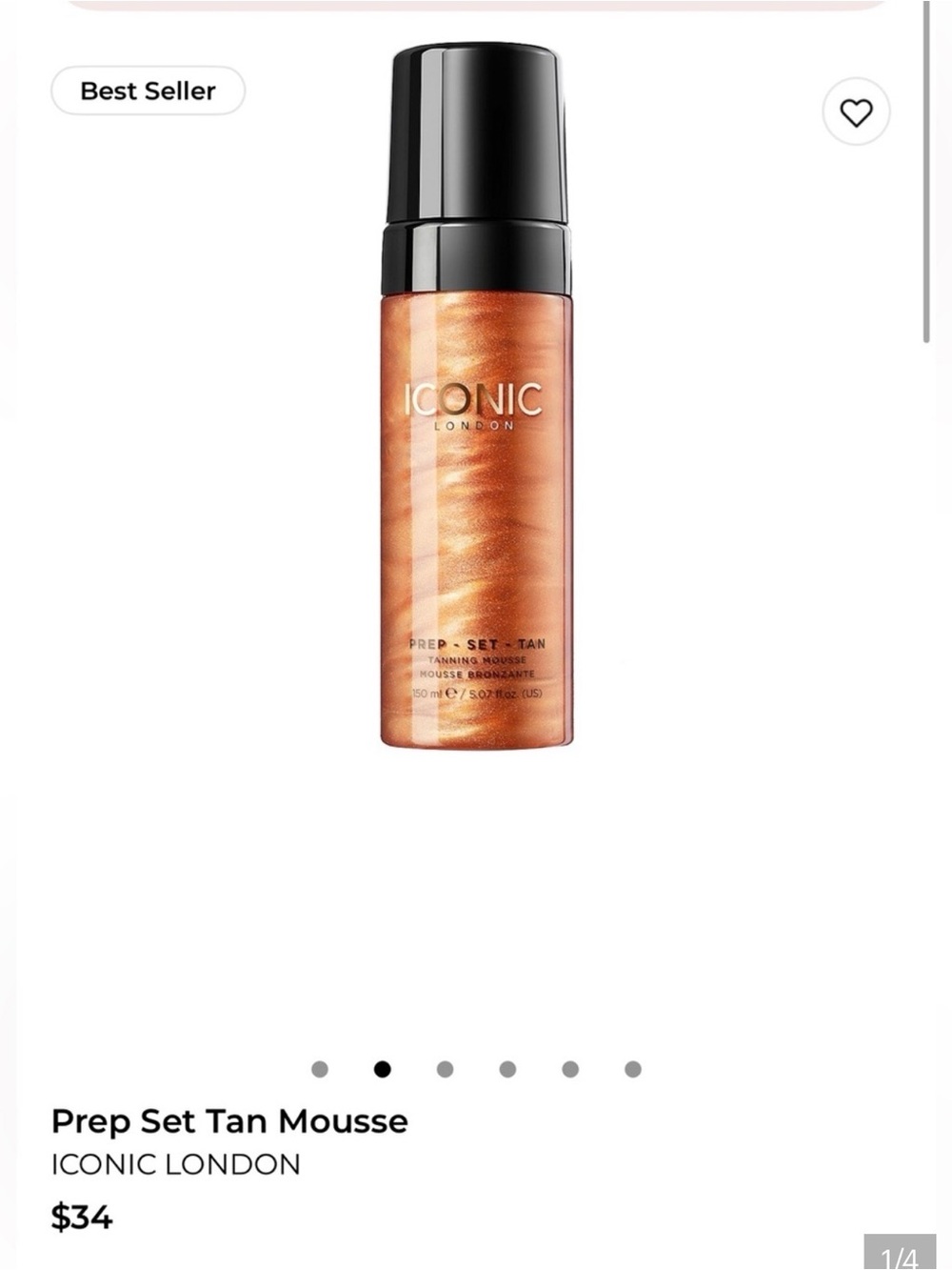 NWT Iconic London Tanning Mousse Full Size